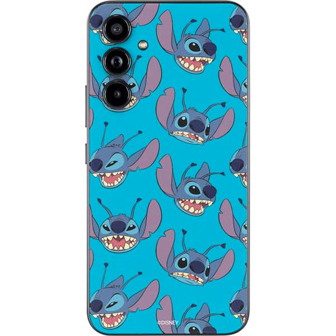Disney Lilo and Stitch Face Expression Pattern Galaxy A54 5G Skin